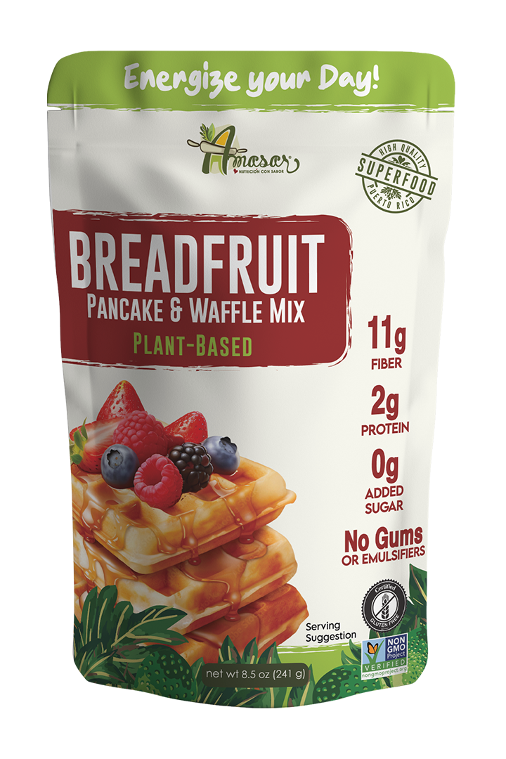 Breadfruit Pancake & Waffle Mix – Gluten-Free, High Fiber, Plant-Based, 8.5 oz